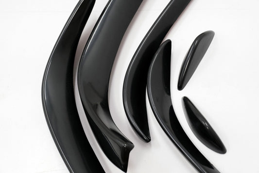 Front Splitters C43 Design Piano Black for Mercedes C-Class W205 S205 C205 A205 (2015–2018)