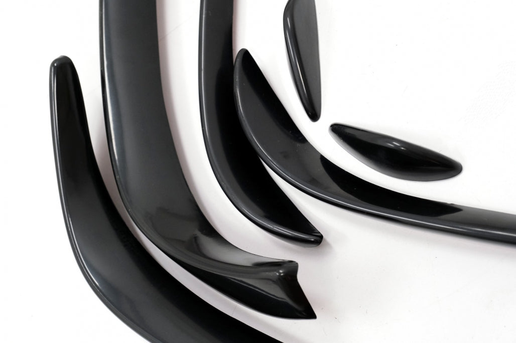 Front Splitters C43 Design Piano Black for Mercedes C-Class W205 S205 C205 A205 (2015–2018)