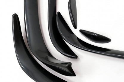 Front Splitters C43 Design Piano Black for Mercedes C-Class W205 S205 C205 A205 (2015–2018)