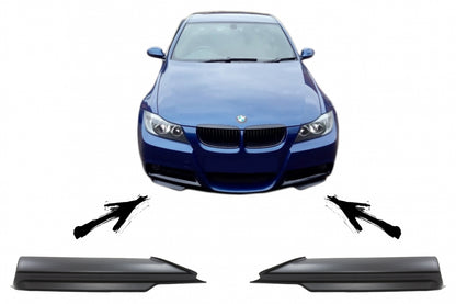 Front Splitters M-Tech Design for BMW 3 Series E90 E91 (2005–2008)
