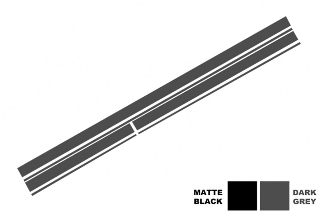 Full Decal Set Dark Grey A45 Design for Mercedes C-Class C205 A205 (2014–Up)