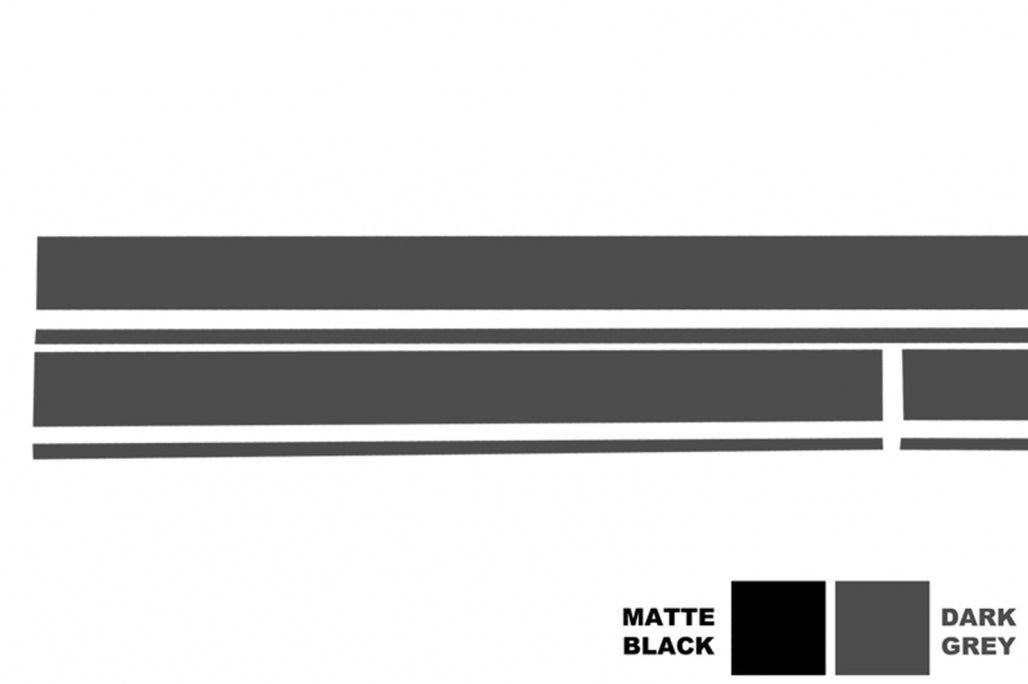 Full Decal Set Dark Grey A45 Design for Mercedes C-Class C205 A205 (2014–Up)