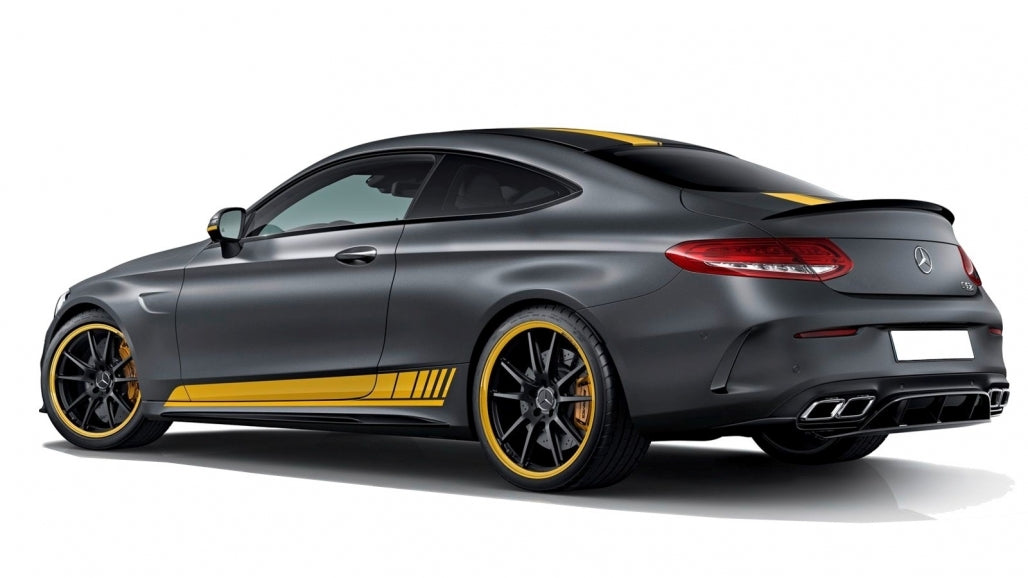 Full Decal Set Matte Yellow for Mercedes C-Class C205 A205 (2014–Up)