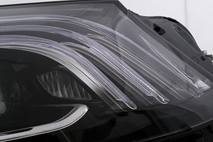 Full LED Headlights Black for Mercedes S-Class W222 (2013–2020) Facelift Conversion