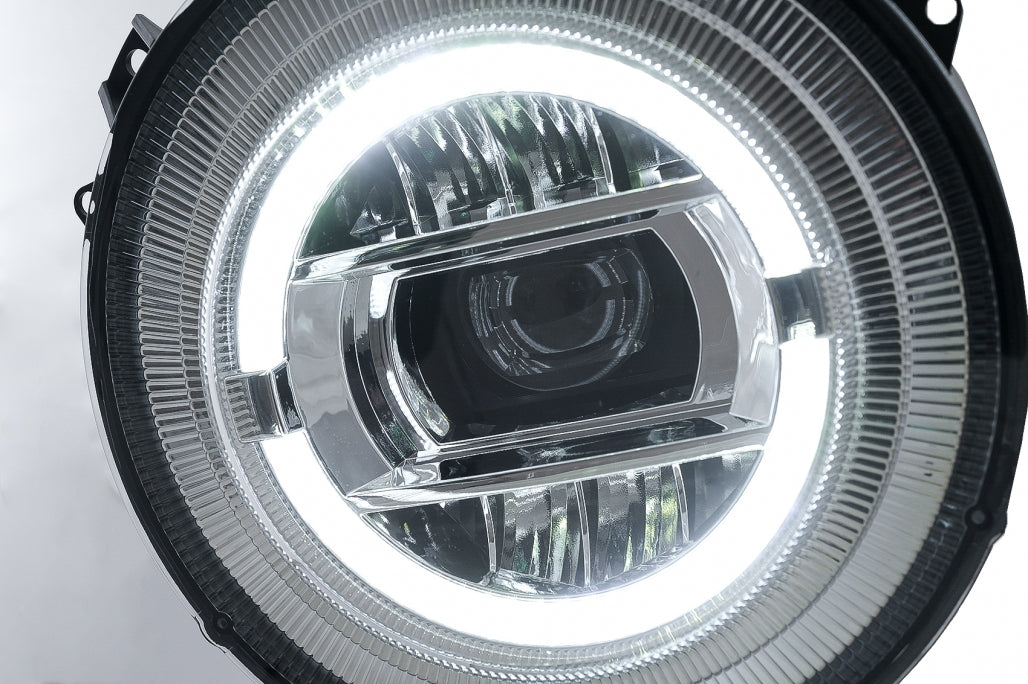 Full LED Headlights Chrome Facelift 2018 Design for Mercedes G-Class W463 (2005–2017)
