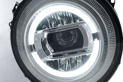 Full LED Headlights Chrome Facelift 2018 Design for Mercedes G-Class W463 (2005–2017)