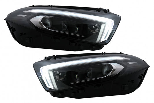 Full LED Headlights Conversion Set for Mercedes A-Class W177 V177 Halogen Models (2018–2022)