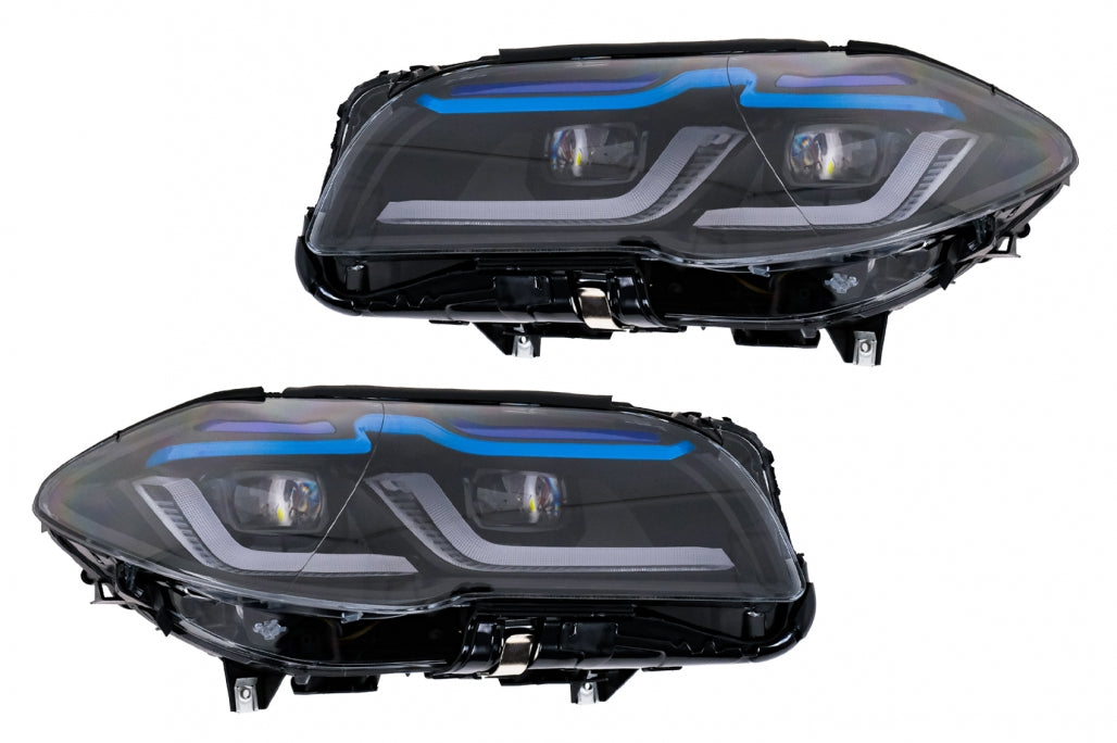 Full LED Headlights G30 Style for BMW 5 Series F10 F11 Xenon (2011–2014)