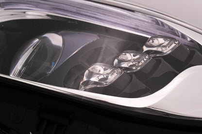 Full LED Headlights W222 Design for Mercedes C-Class W205 S205 (2014–2020) LHD