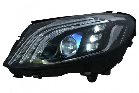 Full LED Headlights W222 Design for Mercedes C-Class W205 S205 (2014–2020) LHD