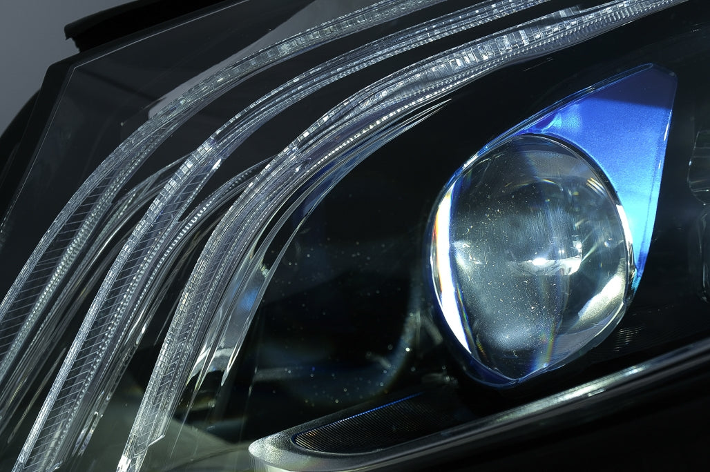 Full LED Headlights W222 Design for Mercedes C-Class W205 S205 (2014–2020) LHD