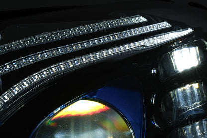 Full LED Headlights W222 Design for Mercedes C-Class W205 S205 (2014–2020) LHD