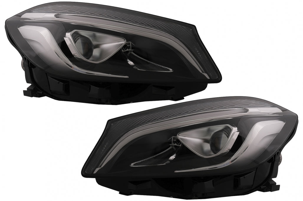 Full LED Headlights for Mercedes A-Class W176 (2012–2018) Halogen Models LHD