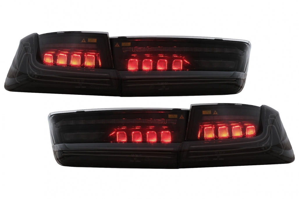 Full LED Taillights Black Laser Look for BMW 3 Series G20 Sedan (2018–2022)