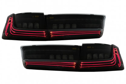 Full LED Taillights Black Laser Look for BMW 3 Series G20 Sedan (2018–2022)