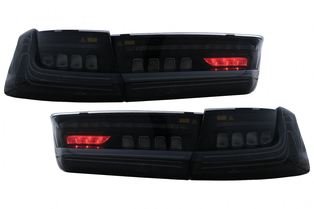 Full LED Taillights Black Laser Look for BMW 3 Series G20 Sedan (2018–2022)