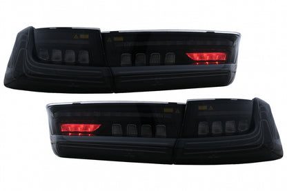 Full LED Taillights Black Laser Look for BMW 3 Series G20 Sedan (2018–2022)