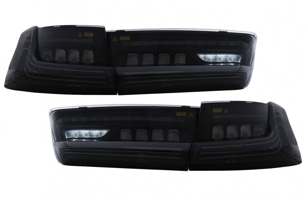 Full LED Taillights Black Laser Look for BMW 3 Series G20 Sedan (2018–2022)