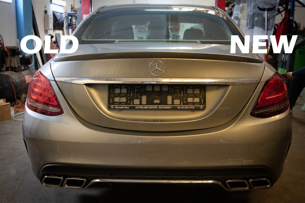 Full LED Taillights Facelift Design for Mercedes C-Class W205 Sedan (2014–2018)