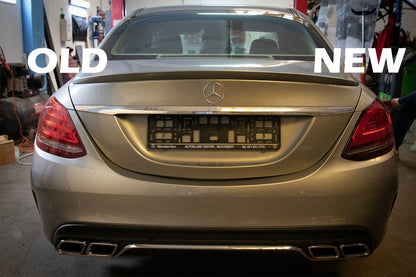 Full LED Taillights Facelift Design for Mercedes C-Class W205 Sedan (2014–2018)