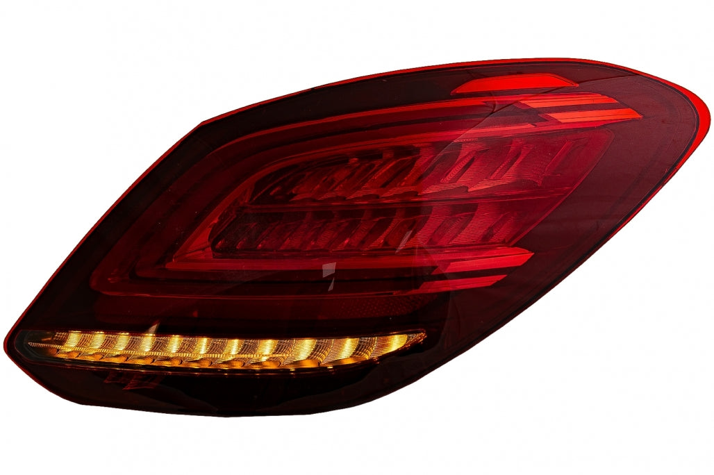Full LED Taillights Facelift Design for Mercedes C-Class W205 Sedan (2014–2018)