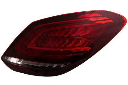 Full LED Taillights Facelift Design for Mercedes C-Class W205 Sedan (2014–2018)