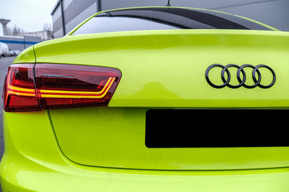 Full LED Taillights Facelift Design with Sequential Indicators for Audi A6 C7 Limousine (2011–2014)