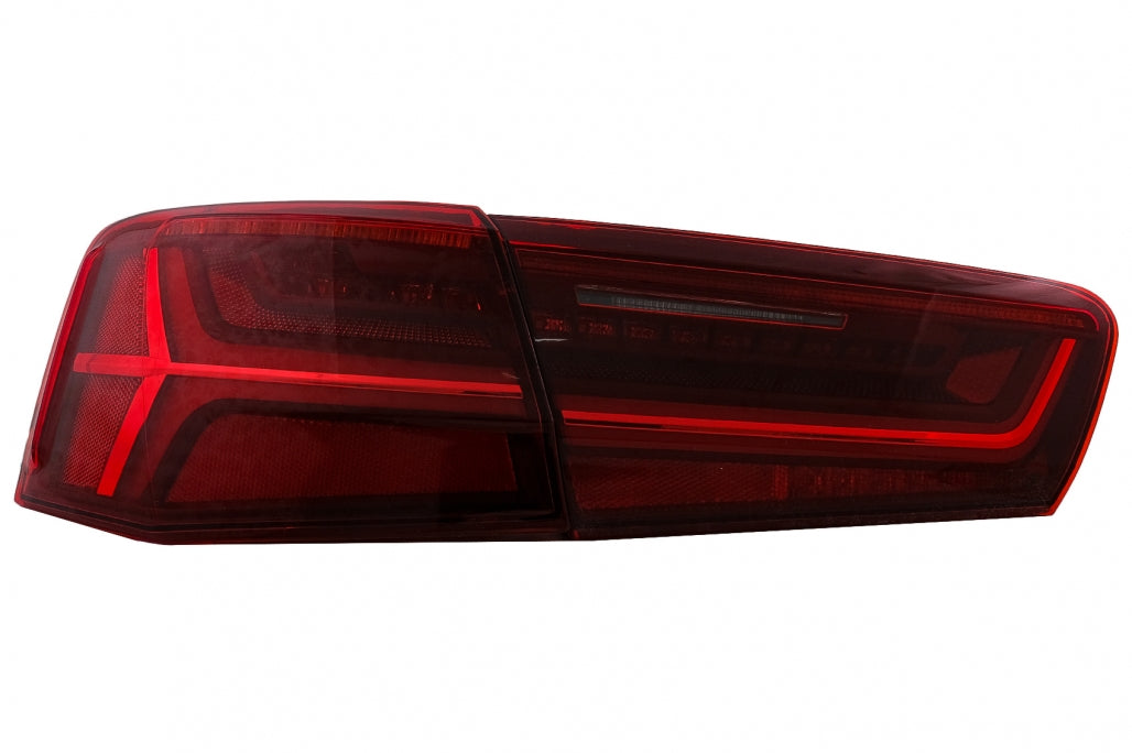 Full LED Taillights Facelift Design with Sequential Indicators for Audi A6 C7 Limousine (2011–2014)