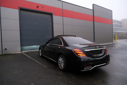 Full LED Taillights Facelift Design with Sequential Turn Signals for Mercedes S-Class W222 (2013–2017)