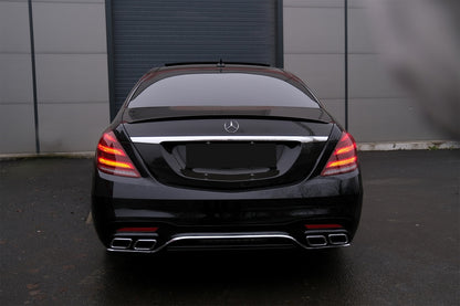 Full LED Taillights Facelift Design with Sequential Turn Signals for Mercedes S-Class W222 (2013–2017)