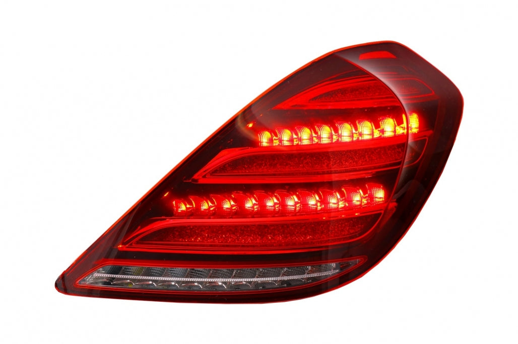 Full LED Taillights Facelift Design with Sequential Turn Signals for Mercedes S-Class W222 (2013–2017)