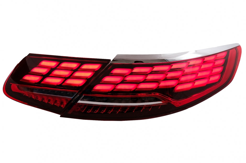 Full LED Taillights Facelift S63 S65 Design for Mercedes S-Class C217 A217 (2015–2017)