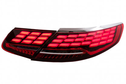 Full LED Taillights Facelift S63 S65 Design for Mercedes S-Class C217 A217 (2015–2017)
