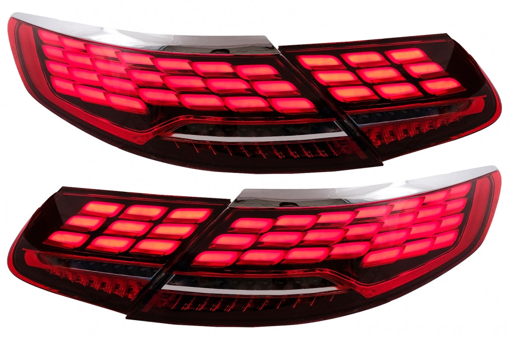 Full LED Taillights Facelift S63 S65 Design for Mercedes S-Class C217 A217 (2015–2017)