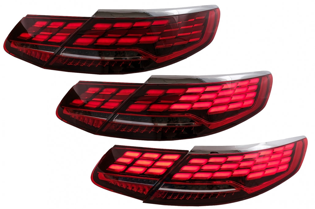Full LED Taillights Facelift S63 S65 Design for Mercedes S-Class C217 A217 (2015–2017)