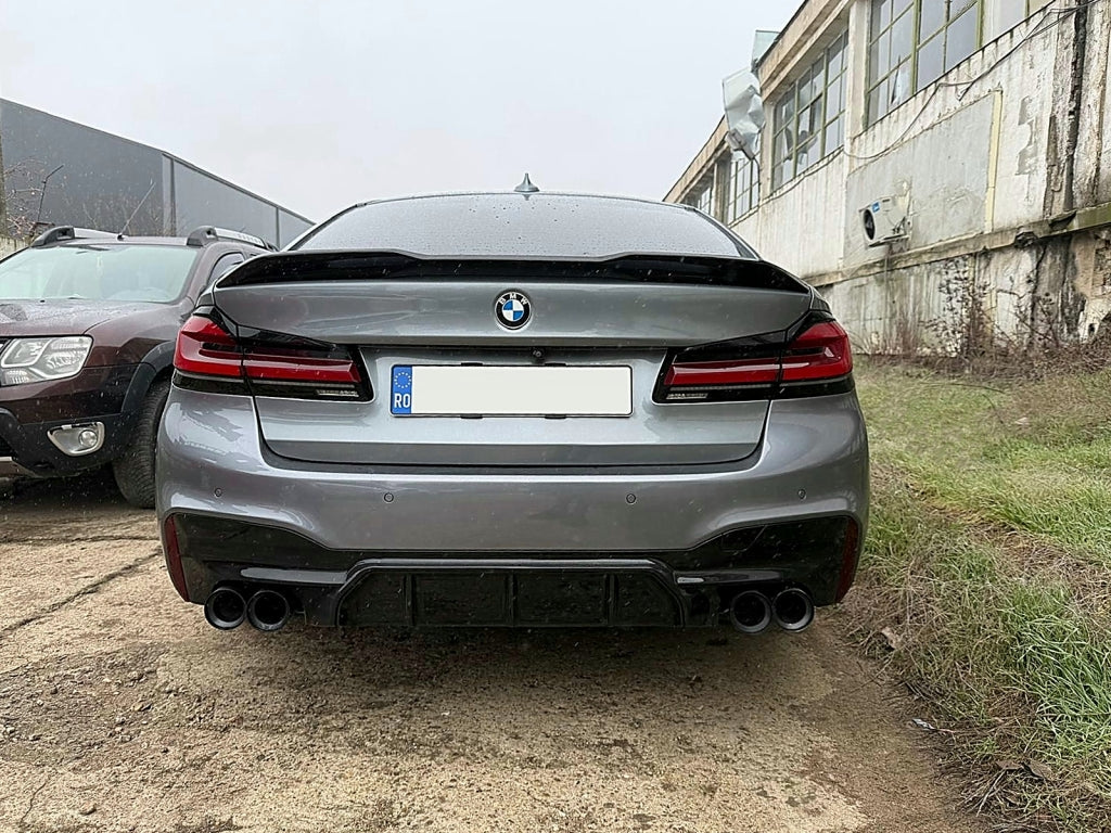 Full LED Taillights LCI Black Line Style for BMW 5 Series G30 Sedan (2017–2019) Static Turn