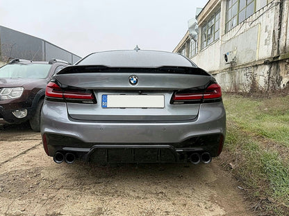 Full LED Taillights LCI Black Line Style for BMW 5 Series G30 Sedan (2017–2019) Static Turn