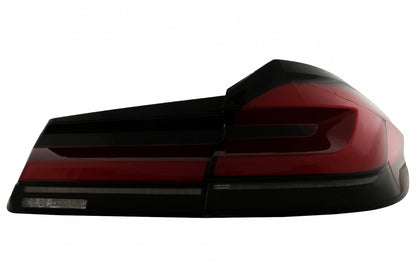 Full LED Taillights LCI Black Line Style for BMW 5 Series G30 Sedan (2017–2019) Static Turn