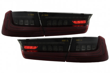 Full LED Taillights Red Laser Look for BMW 3 Series G20 Sedan (2018–2022)