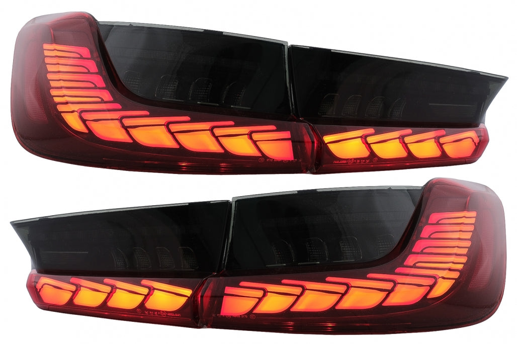Full LED Taillights Red Smoke for BMW 3 Series G20 G28 M3 G80 Sedan (2018–2022)