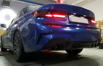 Full LED Taillights Red Smoke for BMW 3 Series G20 G28 M3 G80 Sedan (2018–2022)