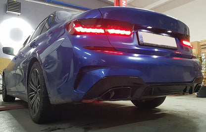 Full LED Taillights Red Smoke for BMW 3 Series G20 G28 M3 G80 Sedan (2018–2022)