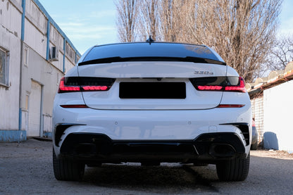Full LED Taillights Red Smoke for BMW 3 Series G20 G28 M3 G80 Sedan (2018–2022)