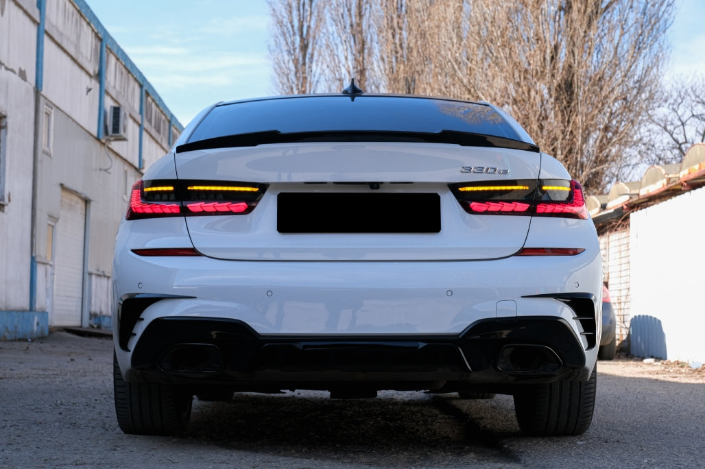 Full LED Taillights Red Smoke for BMW 3 Series G20 G28 M3 G80 Sedan (2018–2022)
