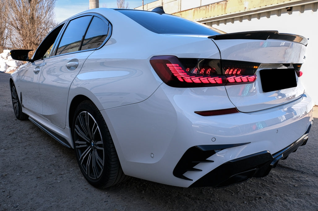 Full LED Taillights Red Smoke for BMW 3 Series G20 G28 M3 G80 Sedan (2018–2022)
