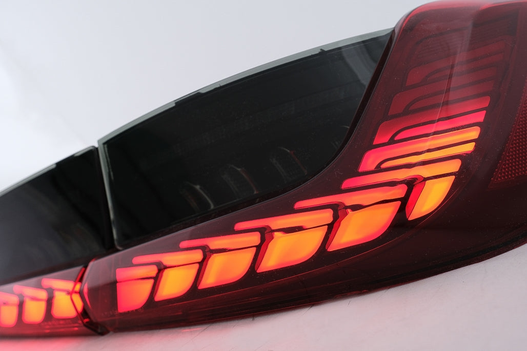 Full LED Taillights Red Smoke for BMW 3 Series G20 G28 M3 G80 Sedan (2018–2022)