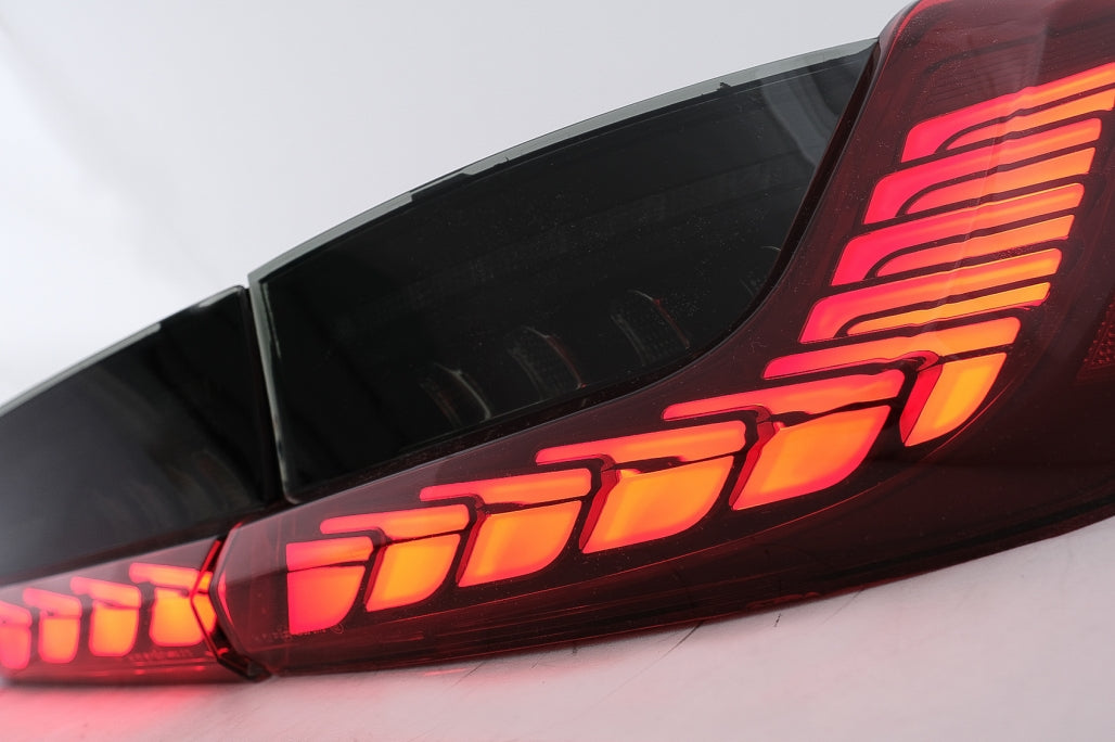 Full LED Taillights Red Smoke for BMW 3 Series G20 G28 M3 G80 Sedan (2018–2022)