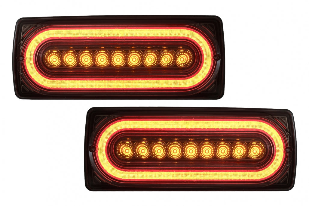 Full LED Taillights Smoke Dynamic Sequential for Mercedes G-Class W463 (1989–2017)