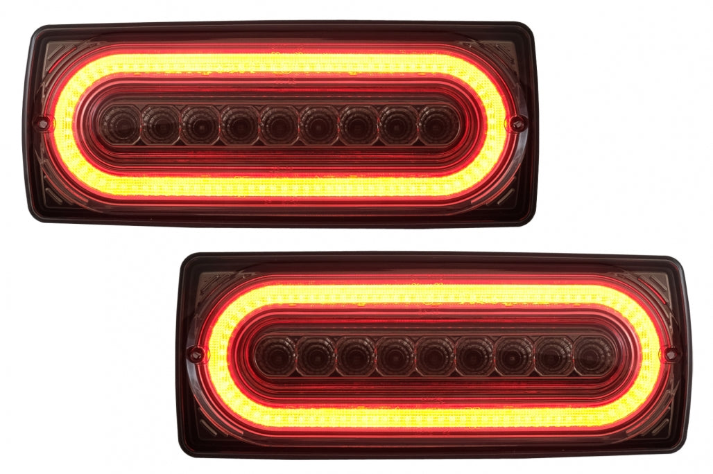 Full LED Taillights Smoke Dynamic Sequential for Mercedes G-Class W463 (1989–2017)