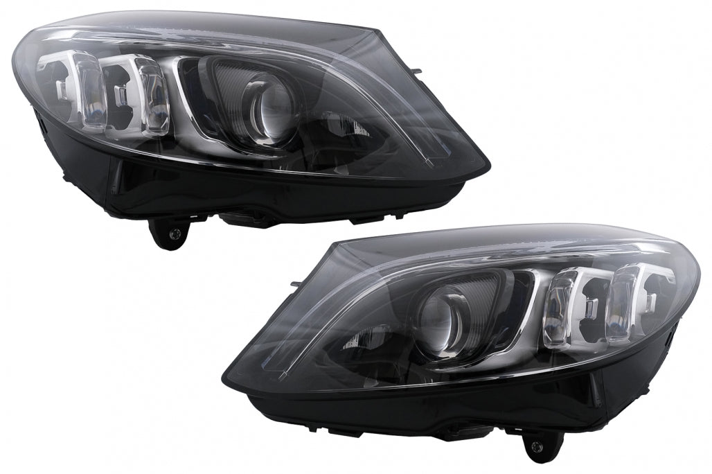 Full Multibeam LED Headlights for Mercedes C-Class W205 S205 (2014–2018) LHD